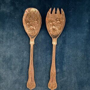 Antique Silver Plated Serving Ware